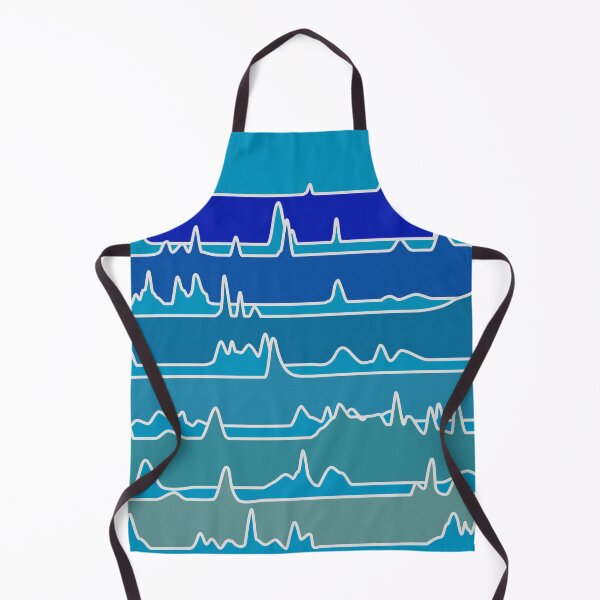 Item preview, Chromatography Waterfall - Blue Background designed and sold by Artsy-Chemist.