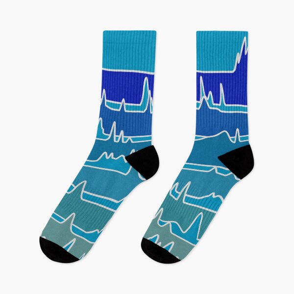 Item preview, Chromatography Waterfall - Blue Background designed and sold by Artsy-Chemist.