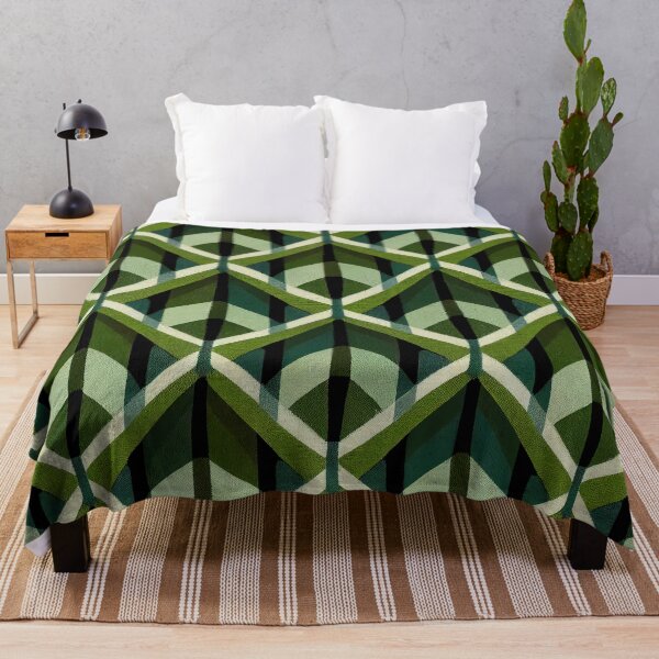Item preview, Argyle Trellis in Greens designed and sold by Patternifico.