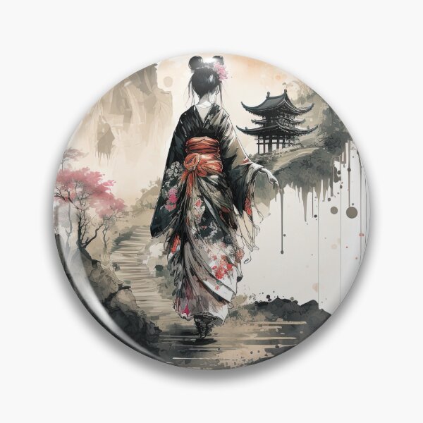 Item preview, Geisha's Journey into the Sunset designed and sold by BellasArtStudio.