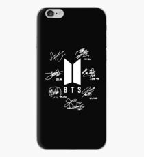 BTS - Logo + signatures "black" iPhone Case