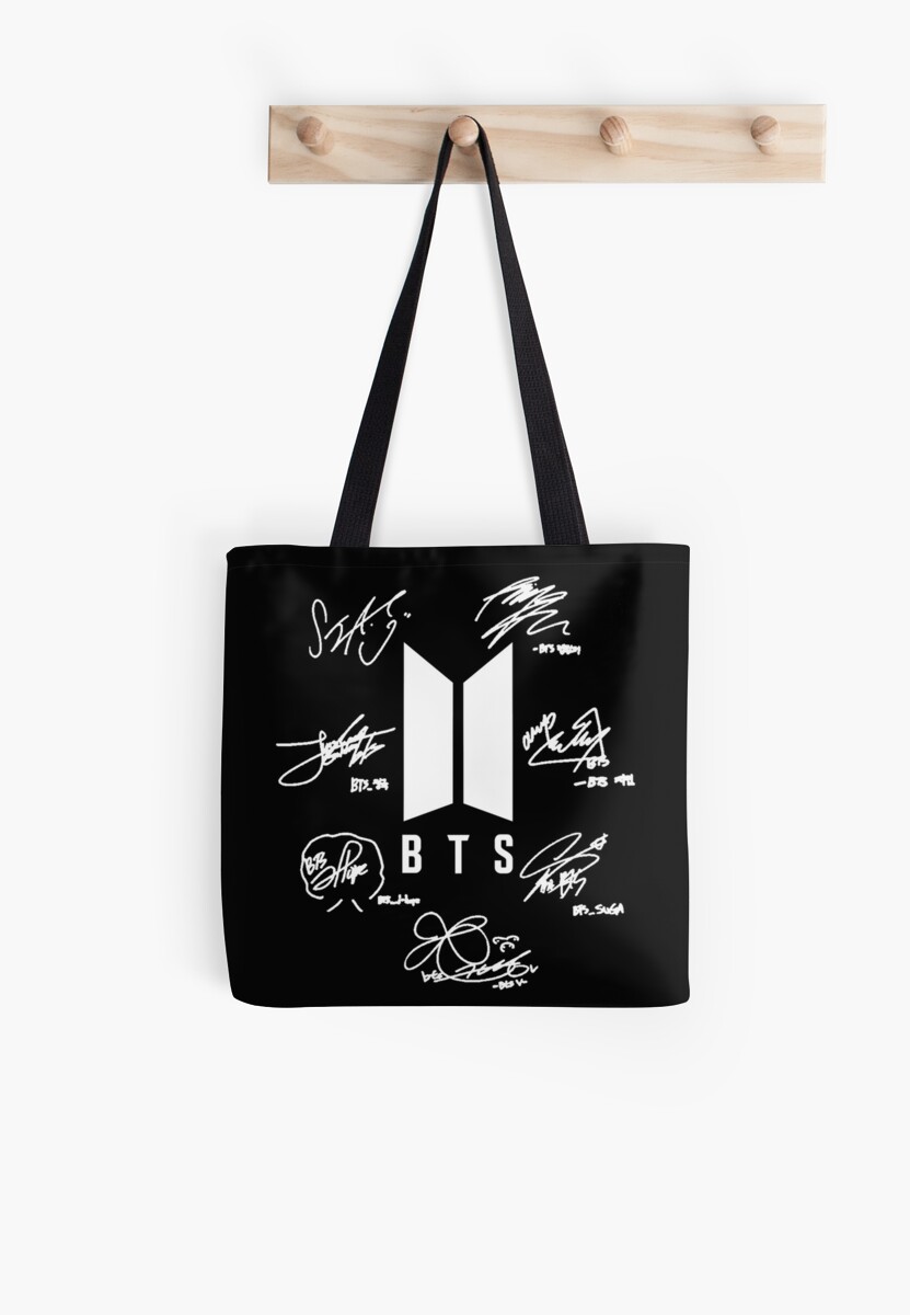 bts canvas bag