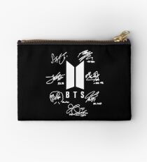 BTS - Logo + signatures "black" Studio Pouch