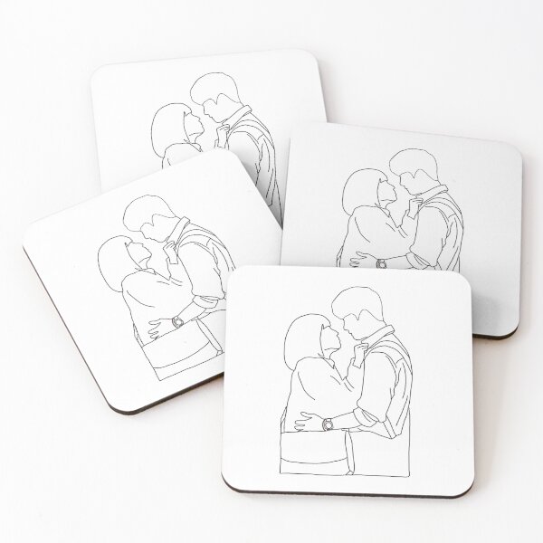 Item preview, Extraordinary attorney Woo Yong Woo & Lee Jun Ho  Dating  line drawing version designed and sold by paintingtour.