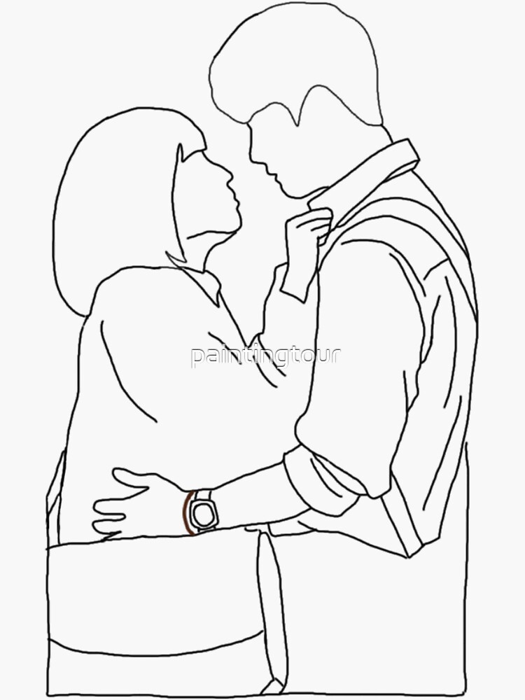 "Extraordinary attorney Woo Yong Woo & Lee Jun Ho Dating line drawing