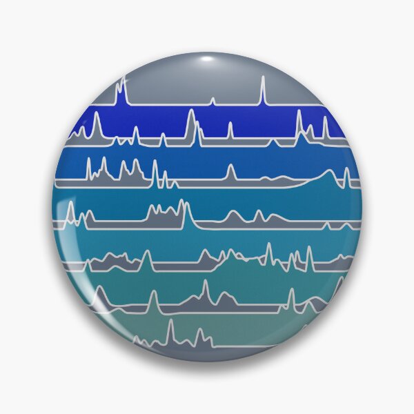 Item preview, Chromatography Waterfall - Steel Gray Background designed and sold by Artsy-Chemist.
