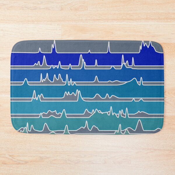 Item preview, Chromatography Waterfall - Steel Gray Background designed and sold by Artsy-Chemist.