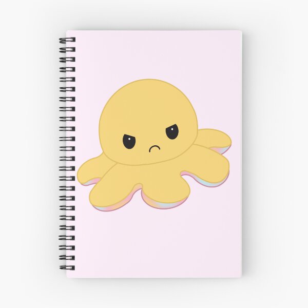Item preview, Angry Yellow Moody Reversible Octopus designed and sold by ShopBabyFace.
