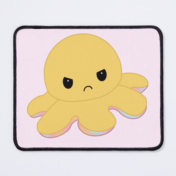 Item preview, Angry Yellow Moody Reversible Octopus designed and sold by ShopBabyFace.