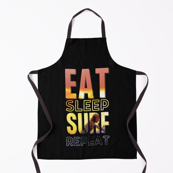 Item preview, EAT SLEEP SURF REPEAT designed and sold by Sun Sand & Sea Art.