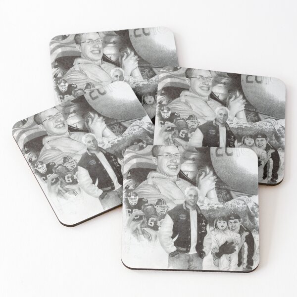 Portraits of Warriors Gallery - David Palinski III Coasters (Set of 4)