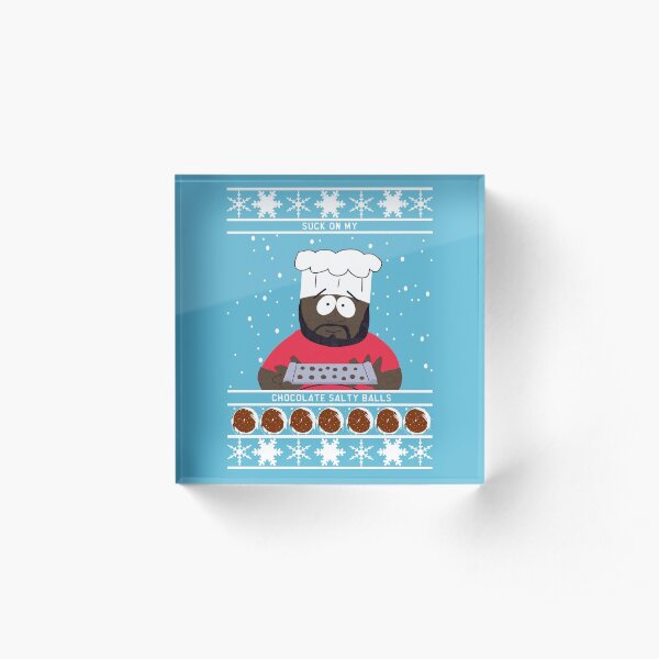 Chocolate Salty Balls Acrylic Block