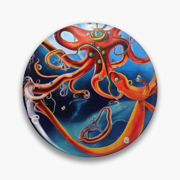 Item preview, Scifi retro alien creature, AI art designed and sold by Dendros-Studio.