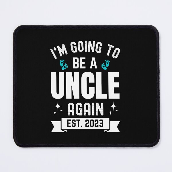 Item preview, I'm Going To Be A Uncle Again New Baby Announcement Gift designed and sold by MouDantArts.
