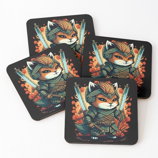 Item preview, Chibi Furry Samurai Fox designed and sold by Stickapom.