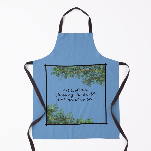 Item preview, The World You See - blue background designed and sold by Lorelle Gifts.