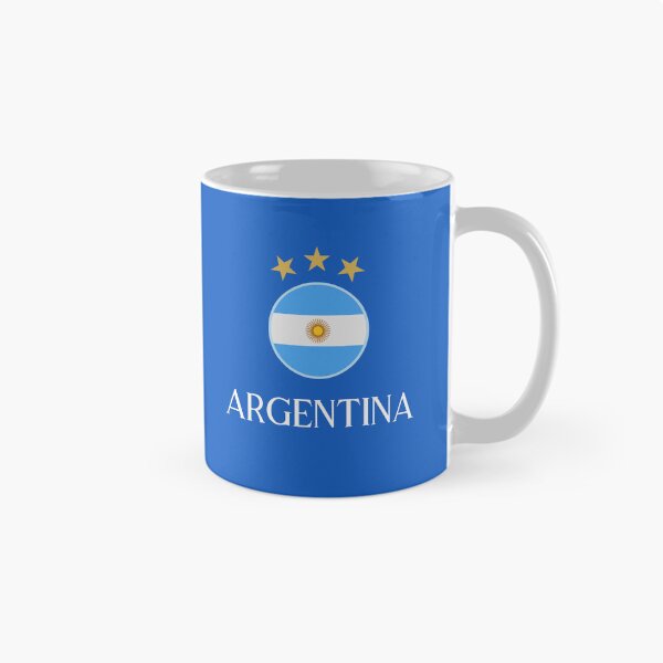 Item preview, Argentina 2 White 3 Gold Stars designed and sold by VRedBaller.