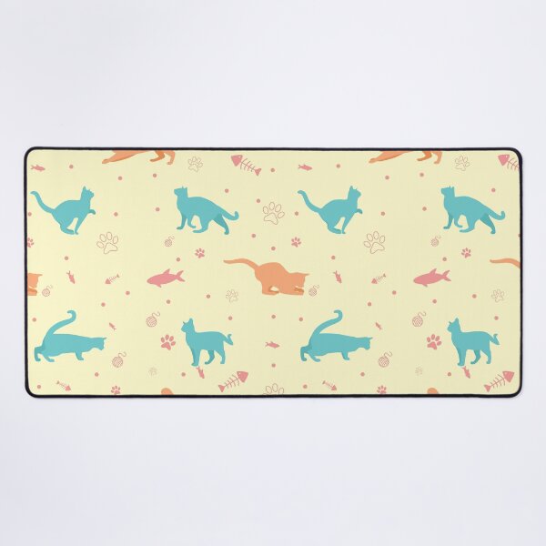 Item preview, Cat Seamless Pattern 2 designed and sold by GetUpStudios.