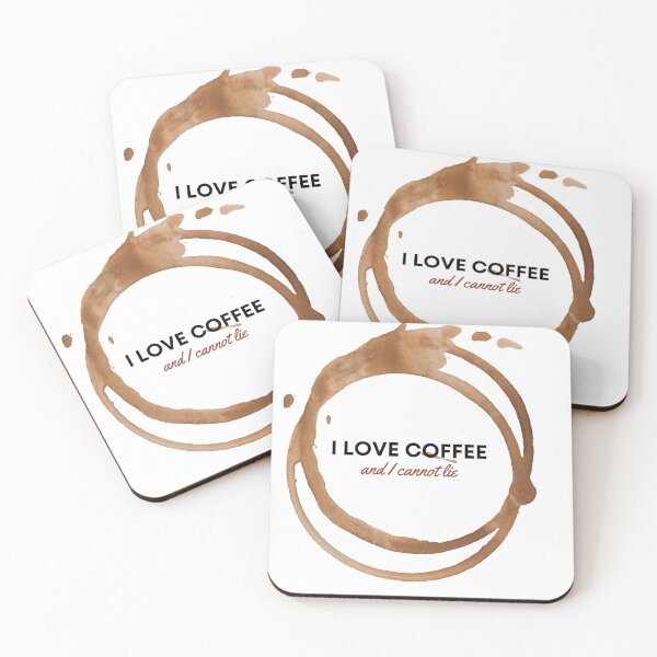 Item preview, I Love Coffee and I cannot lie designed and sold by Druid Print.