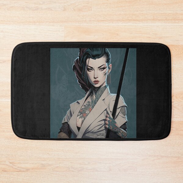 Item preview, Japanese Female Yakuza Poster Print designed and sold by 3 CITIES.