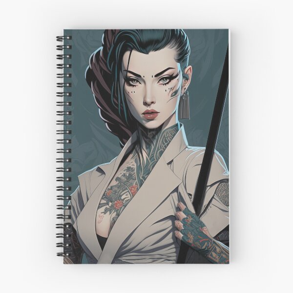 Item preview, Japanese Female Yakuza Poster Print designed and sold by Charlies-Artbox.