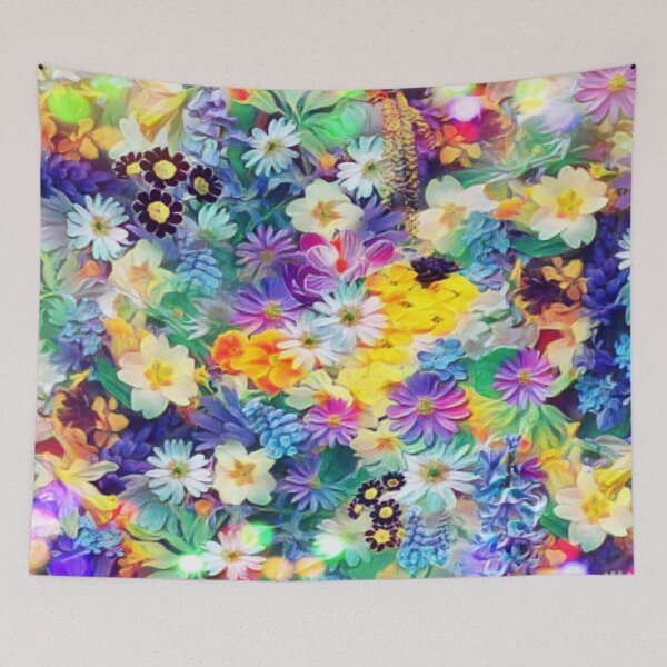 Item preview, Spring Flowers designed and sold by lindosilks.