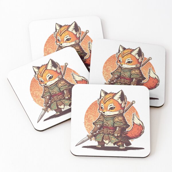 Item preview, Chibi Furry Samurai Fox designed and sold by Stickapom.