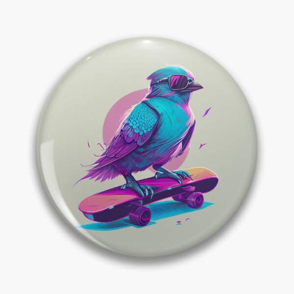 Item preview, Skateboard Bird designed and sold by SynthOasis.