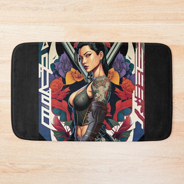 Item preview, Japanese Female Yakuza Poster Print designed and sold by 3 CITIES.