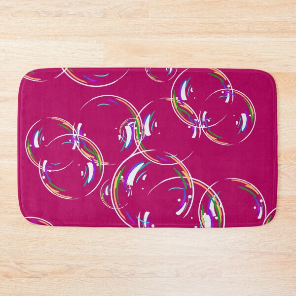 Item preview, Very Bubbly Realistic Bubbles Fuschia Background  designed and sold by blejsart.