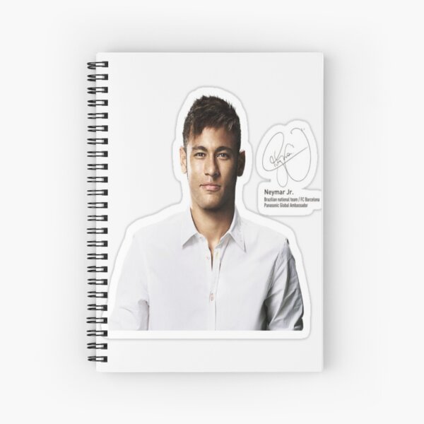 Neymar Jr- Brazil Legend Spiral Notebook for Sale by