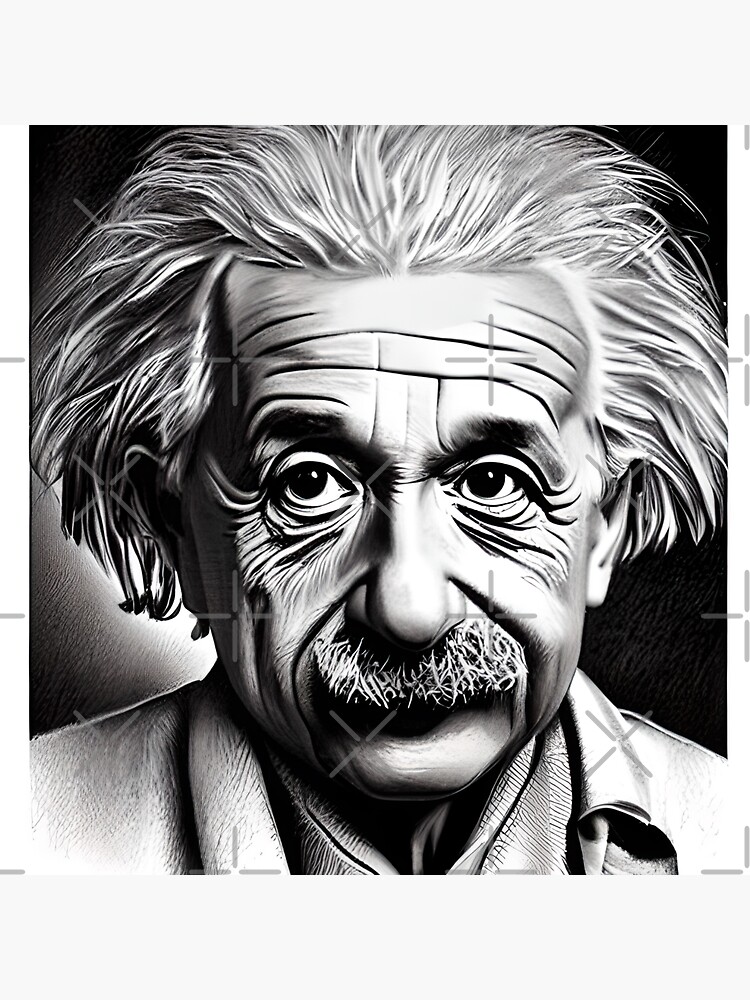 My drawing of albert einstein, took about 9 hours and i used a 6B graphite  pencil and an acid free paper | Behance :: Behance