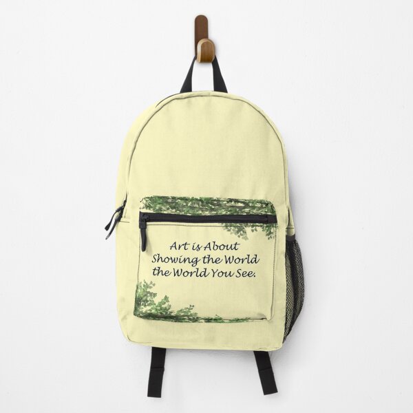 Item preview, The World You See - yellow background designed and sold by Lorelle Gifts.