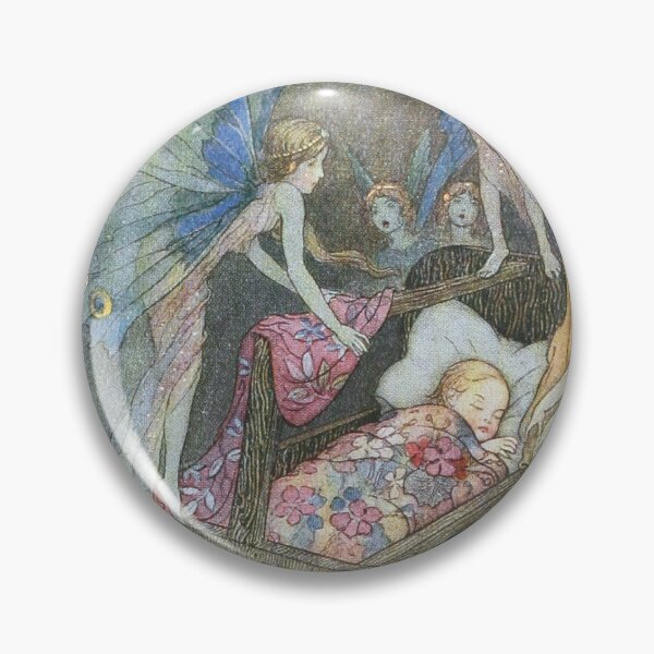 Item preview, Fairies Rocking Child to Sleep - Vintage Illustration by Warwick Goble designed and sold by chrisbagel.