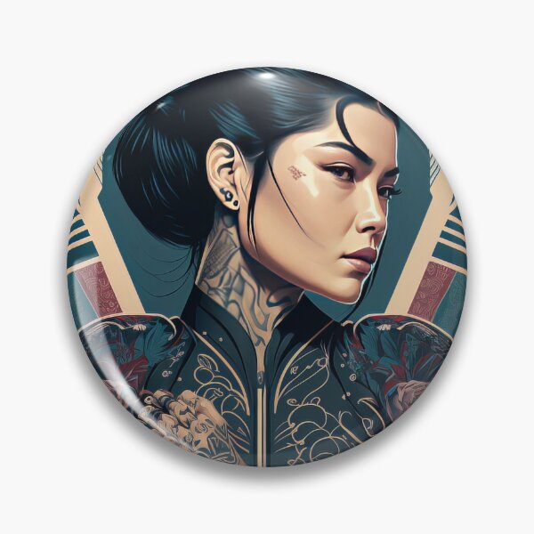 Item preview, Japanese Female Yakuza Poster Print designed and sold by 3 CITIES.