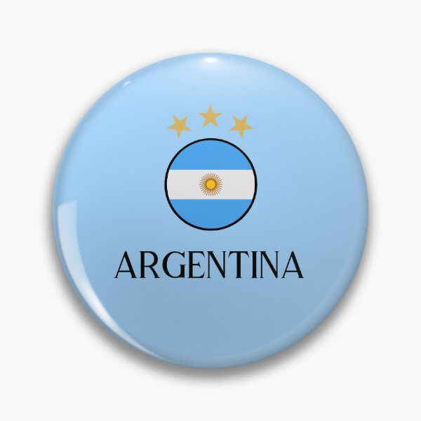 Item preview, Argentina 2 Black 2 3 Gold Stars designed and sold by VRedBaller.