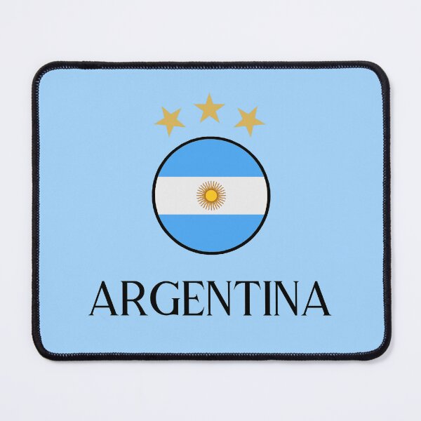 Item preview, Argentina 2 Black 2 3 Gold Stars designed and sold by VRedBaller.