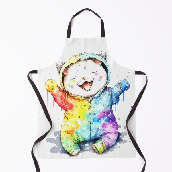 Item preview, Happy Baby Cat Colorful designed and sold by keyd-studio.