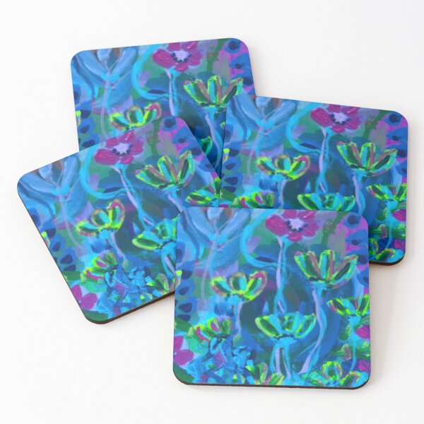 Item preview, Flowers in the deep blue designed and sold by beiba.