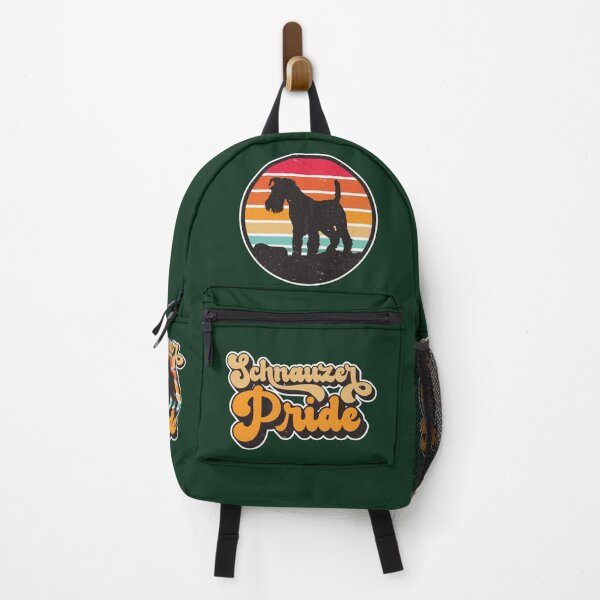 Item preview, Schnauzer Pride Retro Sunset Dog Silhouette Pet Design designed and sold by CRHPOD20.