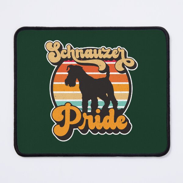 Item preview, Schnauzer Pride Retro Sunset Dog Silhouette Pet Design designed and sold by CRHPOD20.