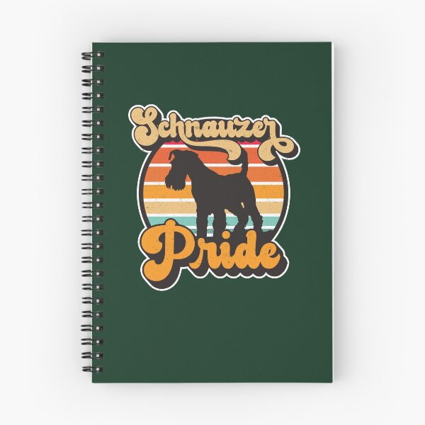 Item preview, Schnauzer Pride Retro Sunset Dog Silhouette Pet Design designed and sold by CRHPOD20.