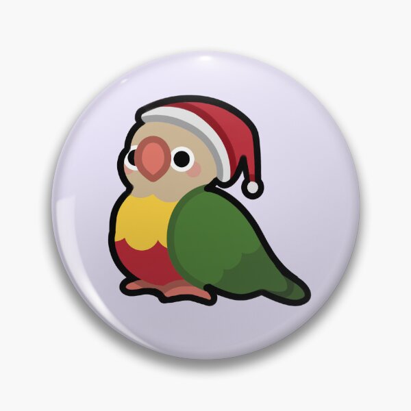 Item preview, X-Mas Birbs - Pineapple Green Cheek Conure designed and sold by blirbos.