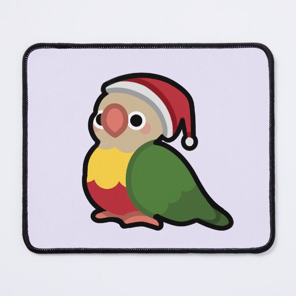 Item preview, X-Mas Birbs - Pineapple Green Cheek Conure designed and sold by blirbos.
