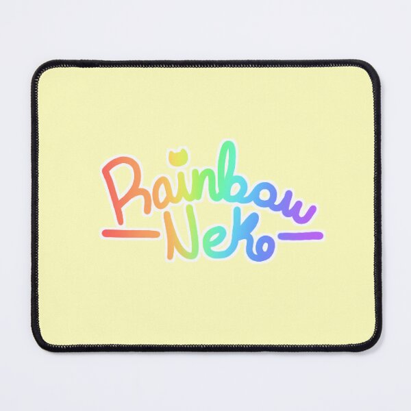 Item preview, Rainbow Neko Logo designed and sold by RainbowNekoShop.