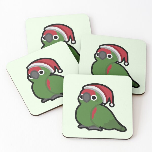 Item preview, X-Mas Birbs - Cherry-Headed Conure designed and sold by blirbos.