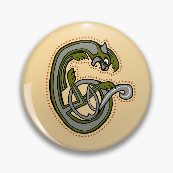 Item preview, Celtic Cat Letter C designed and sold by Donnahuntriss.