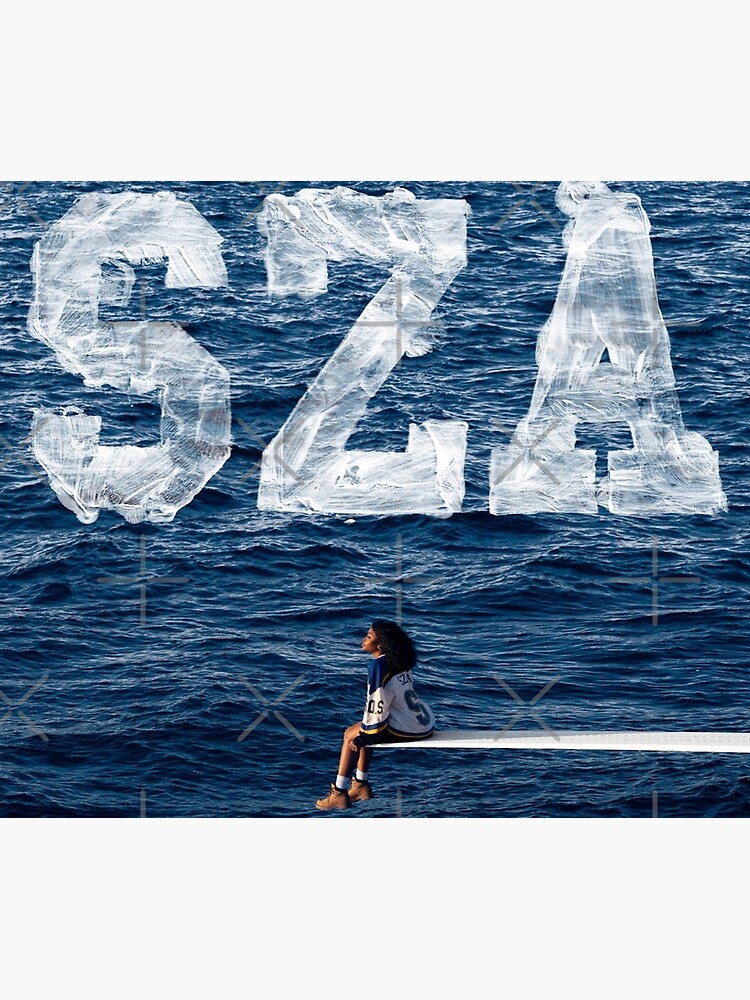 sza 「sos」 jacquard blanket rug