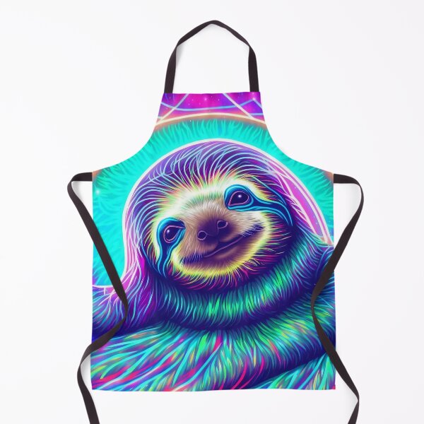Item preview, Luminescent Glowing Neon Sloth designed and sold by MythicPrompts.
