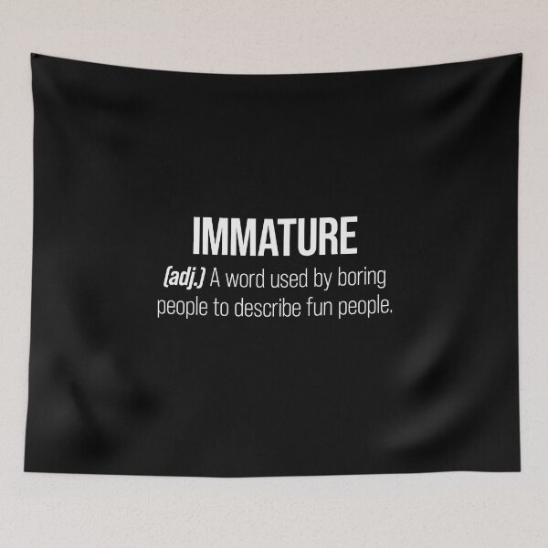 Item preview, Immature designed and sold by wordist.